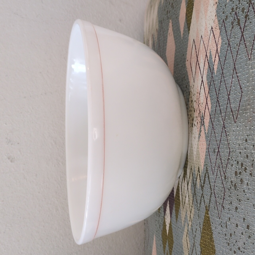Vintage Pyrex White Opal 403 Nesting Mixing Bowl 2.5 Qt